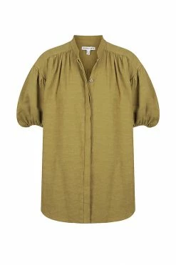 Shona Joy TOPS PRISCILA SHORT SLEEVE SHIRT - CUMIN