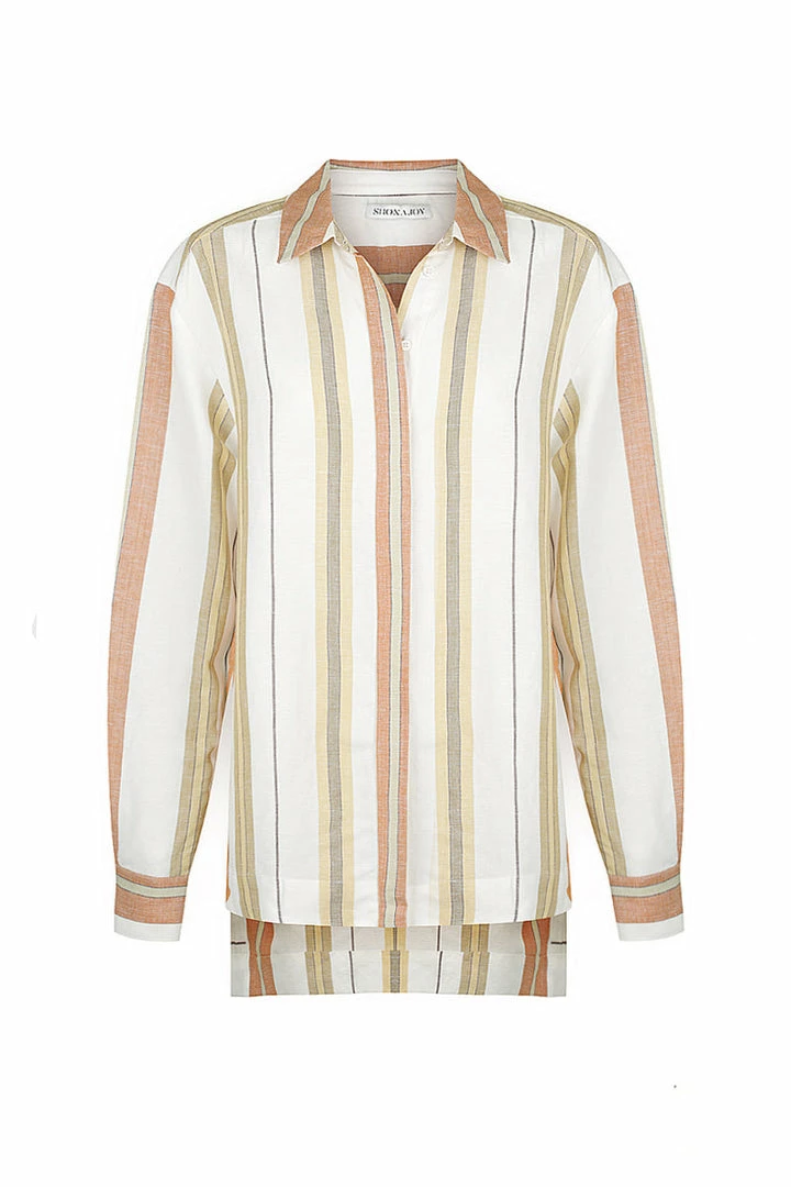 Shona Joy TOPS SUZANA LINEN BUTTON UP SHIRT