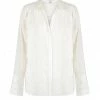 Shona Joy LUANA LINEN BUTTON UP SHIRT - IVORY TOPS