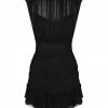 Shona Joy SAFIRA SLEEVELESS RUCHED MINI DRESS - BLACK DRESSES
