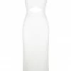 Shona Joy DRESSES SIMONE CROSS OVER MIDI DRESS - IVORY