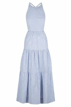 Shona Joy ROBERTA HALTER OPEN BACK MIDI DRESS