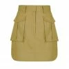 Shona Joy MATILDA LINEN UTILITY MINI SKIRT - CUMIN SKIRTS