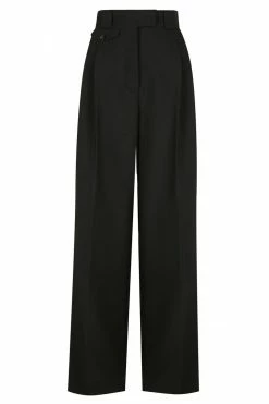 Shona Joy SHORTS & PANTS IVY HIGH WAISTED TAILORED PANT - BLACK