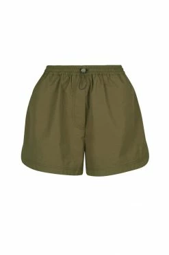 Shona Joy SJ DRAWSTRING SHORT - KHAKI