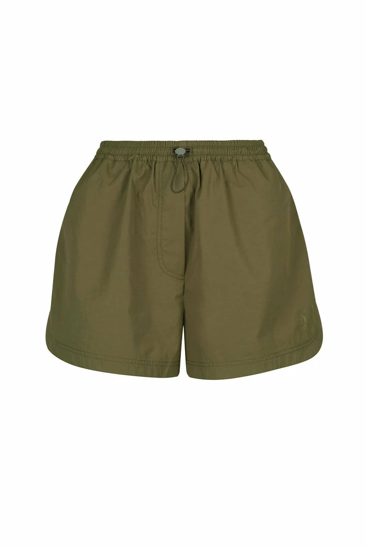 Shona Joy SJ DRAWSTRING SHORT - KHAKI