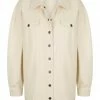 Shona Joy SIERRA CURVED HEM JACKET - CREAM