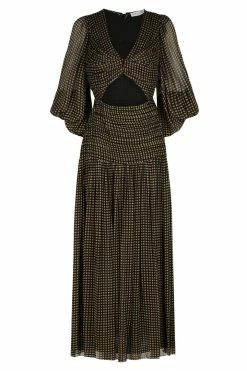 Shona Joy DRESSES SOFIA RUCHED CUT OUT MIDI DRESS