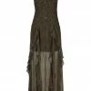 Shona Joy SOFIA RUCHED FRILL MAXI DRESS DRESSES