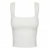Shona Joy BASIC SQUARE NECK TOP - IVORY TOPS