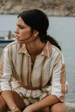 Shona Joy TOPS SUZANA LINEN BUTTON UP SHIRT
