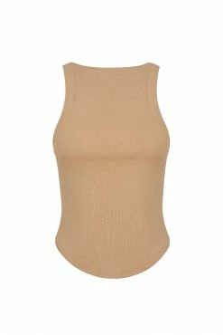 Shona Joy SJ RIB TANK - TAN