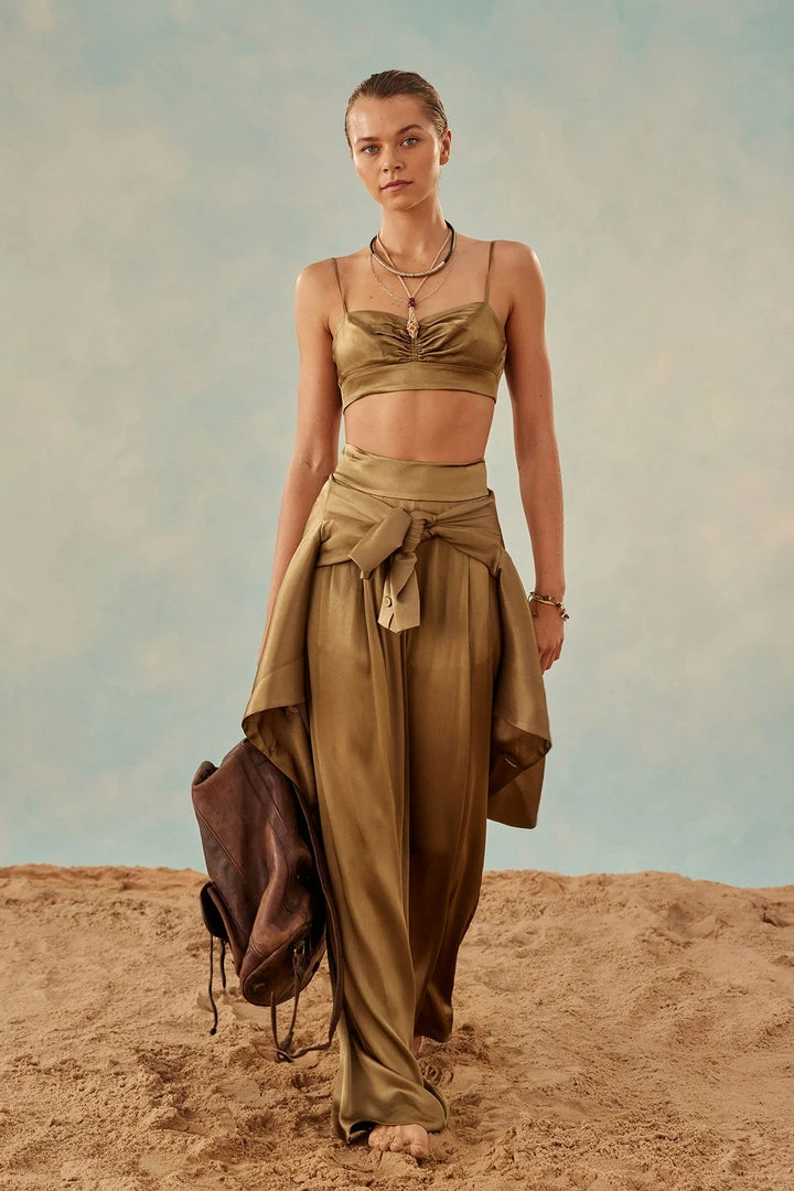 Shona Joy THALIA TUXEDO TROUSER - CUMIN