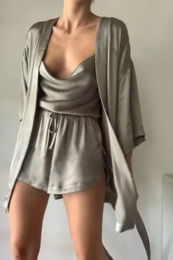 Shona Joy LA LUNE LOUNGE CAMI SET - SAGE