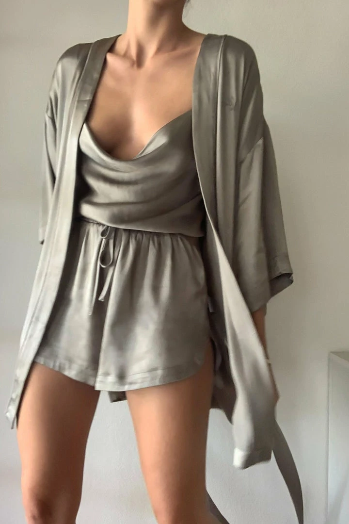 Shona Joy LA LUNE LOUNGE CAMI SET - SAGE