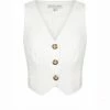 Shona Joy PRISCILA TAILORED FITTED VEST - RICE
