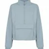 Shona Joy SJ LOGO ZIP UP JUMPER - CHALK BLUE TOPS