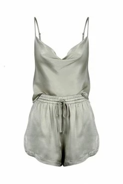 Shona Joy LA LUNE LOUNGE CAMI SET - SAGE