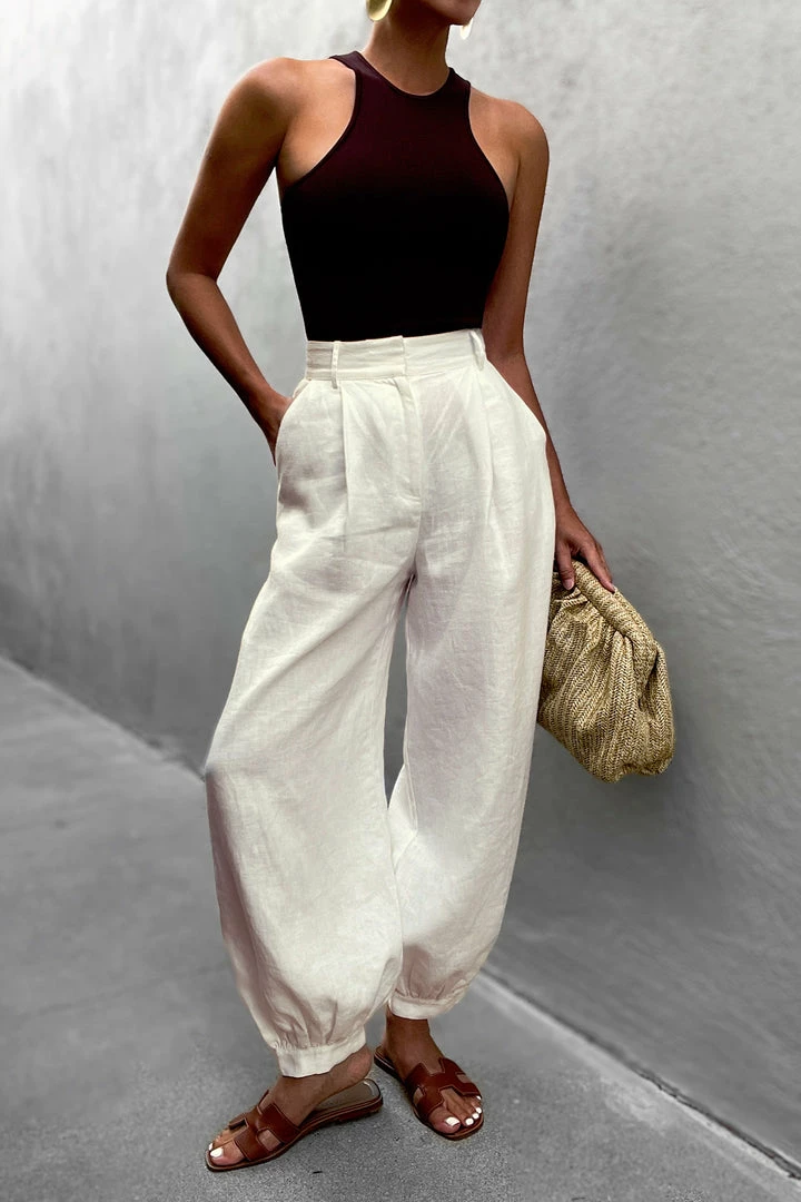 Shona Joy TOPS BASIC RACER BACK TOP - COCOA