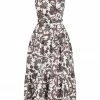 Shona Joy DRESSES DAHLIA LINEN BACKLESS MIDI DRESS