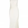 Shona Joy LA LUNE BIAS SLEEVELESS MIDI DRESS - CREAM