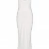 Shona Joy LUXE BIAS COWL SLIP DRESS - IVORY