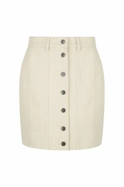 Shona Joy SIERRA PANELLED UTILITY MINI SKIRT - CREAM SKIRTS