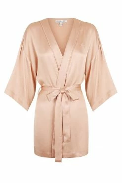 Shona Joy Wedding LA LUNE LOUNGE ROBE - DESERT ROSE