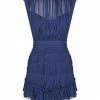 Shona Joy SAFIRA SLEEVELESS RUCHED MINI DRESS - AGEAN BLUE