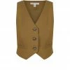 Shona Joy SARA TAILORED FITTED VEST - TAPENADE