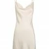Shona Joy LA LUNE LOUNGE SLIP DRESS - CREAM DRESSES