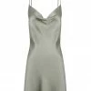 Shona Joy LA LUNE LOUNGE SLIP DRESS - SAGE DRESSES